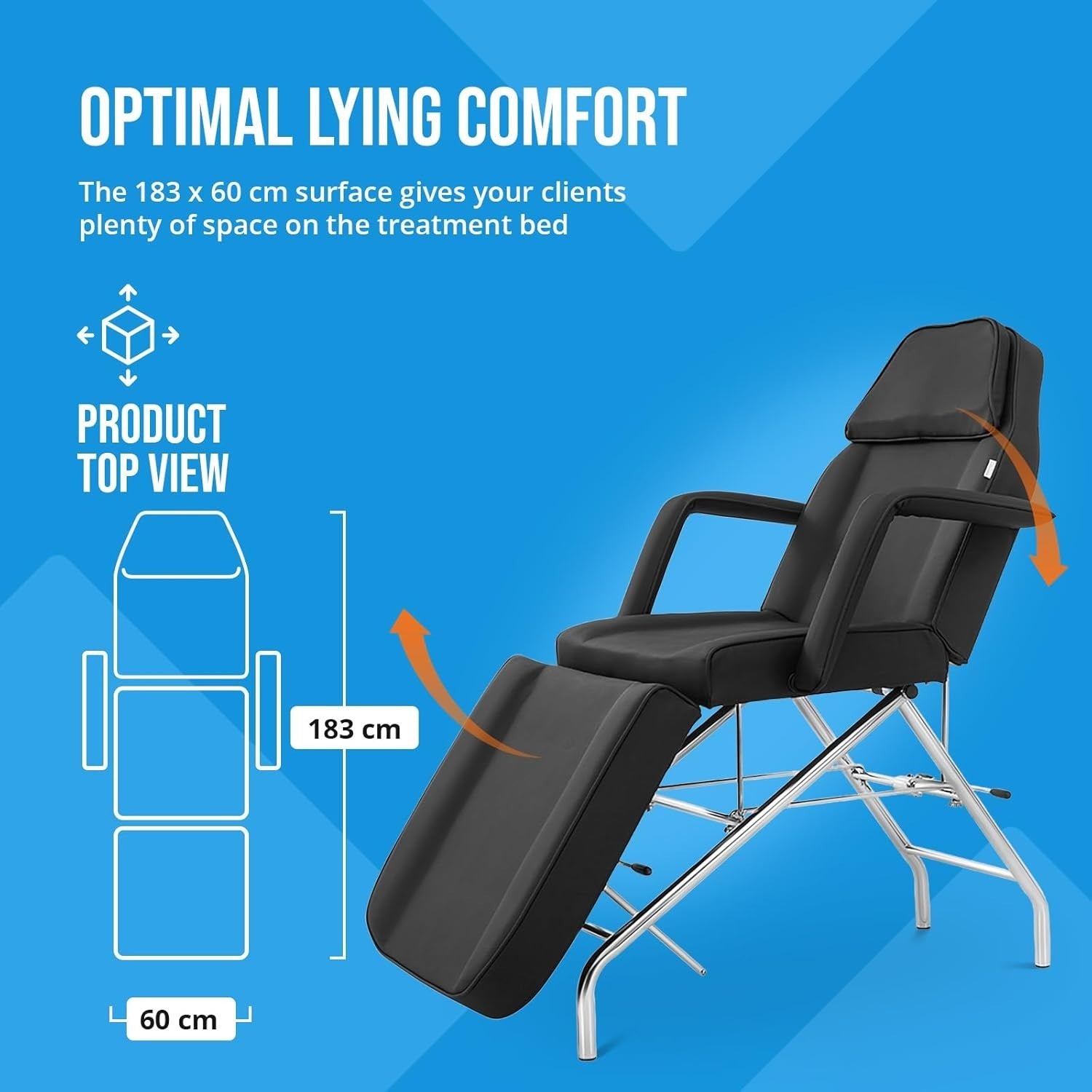 Luxury Adjustable Beauty & Massage Bed Tattoo Therapy Table Foldable Design