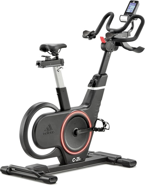 Indoor Cycling Bike 16kg Flywheel Bluetooth App Compatible 8-Level Resistance