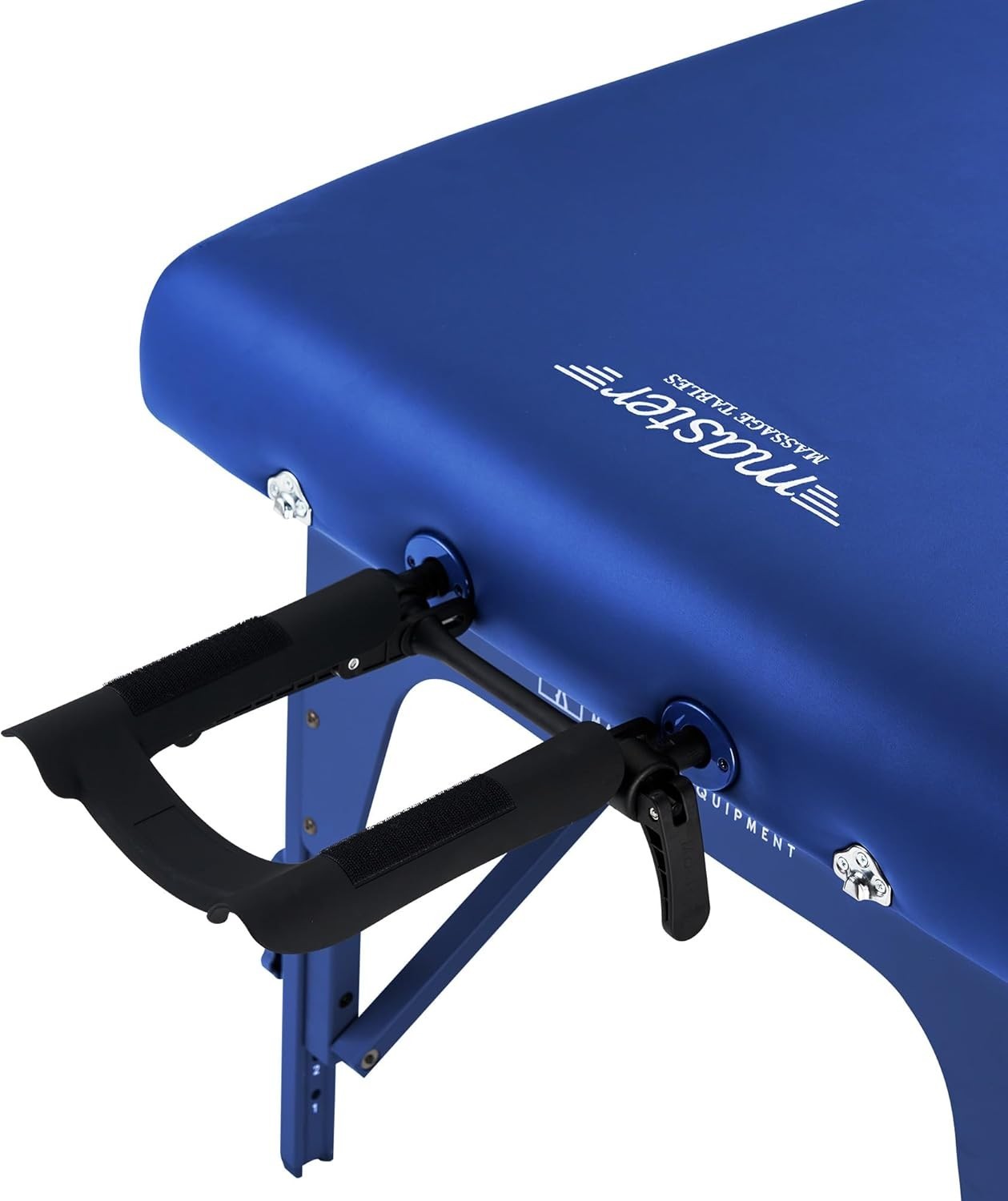 71cm Heated Portable Massage Table | Montclair Spa Bed w/ 7.6cm Memory Foam Blue