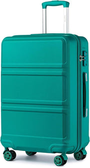 Travel Check Luggage 24” ABS+PC Hard Case Spinner Wheels TSA Lock