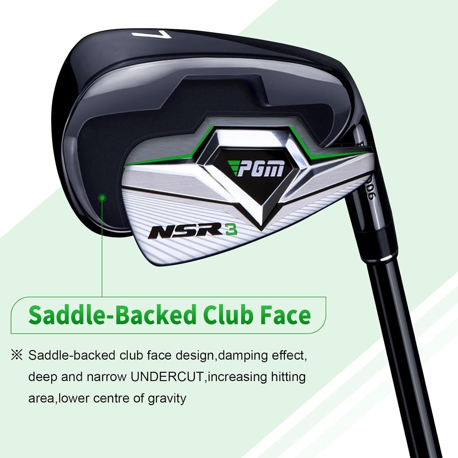 Iron Set 5-SW Mens Right Hand Stiff Flex Graphite Forgiving