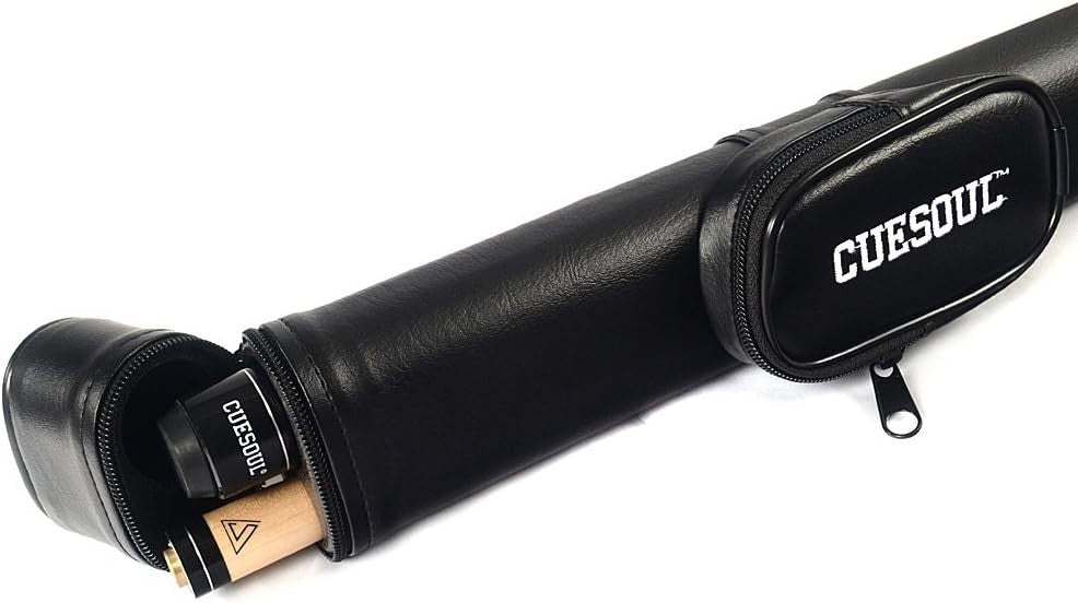 58in Maple Pool Cue 19oz 13mm Tip 1/2 Joint Case Balanced Control