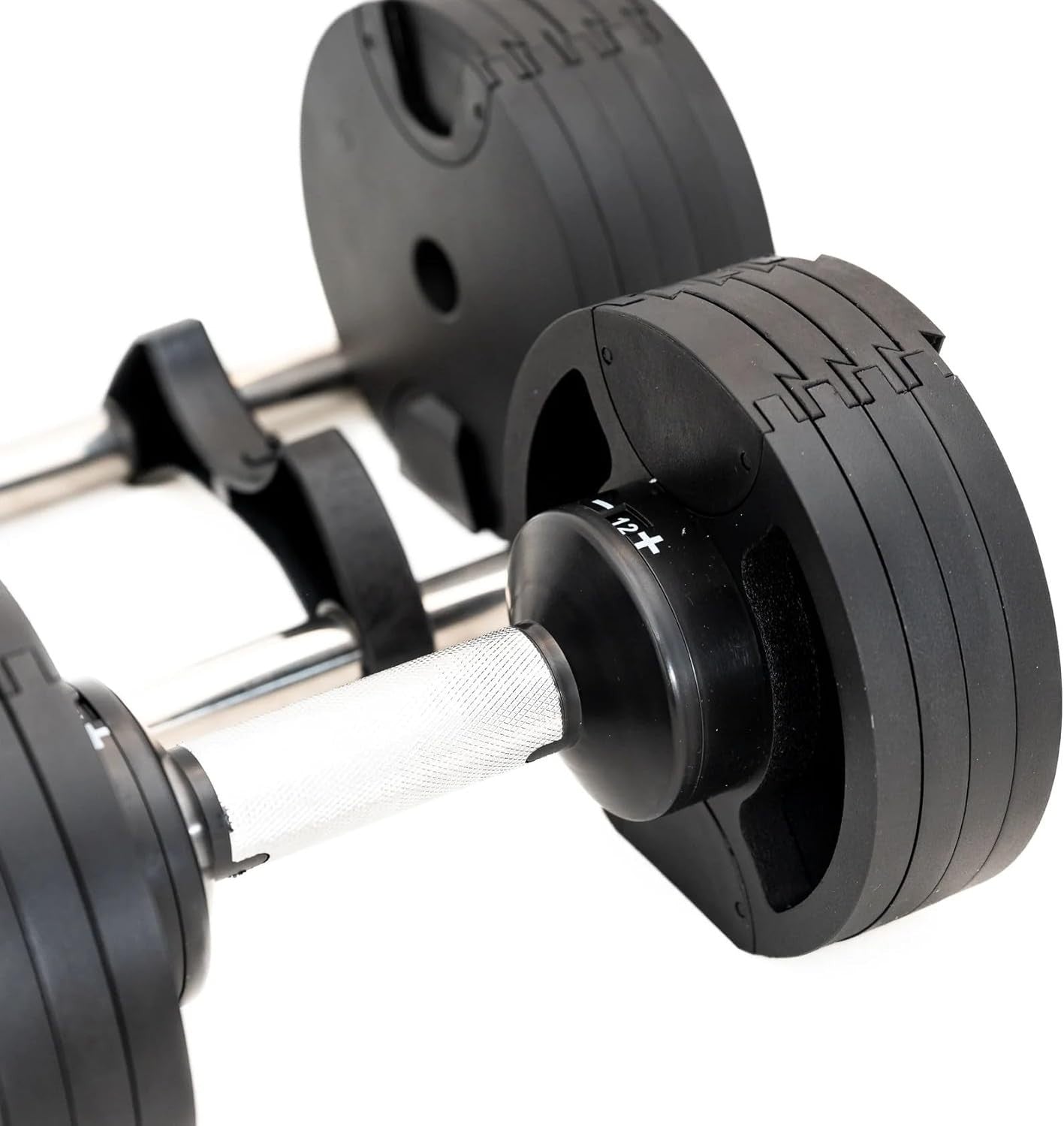 32kg Adjustable Dumbbells Pair Instant Select Weights 9 Levels Home Gym