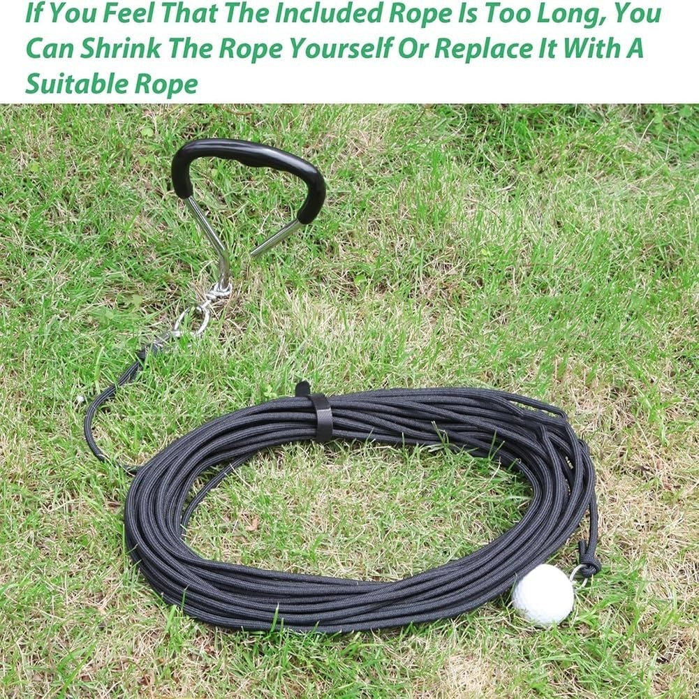 Golf Swing Trainer Ball on Rope Set Rhythm Practice Aid