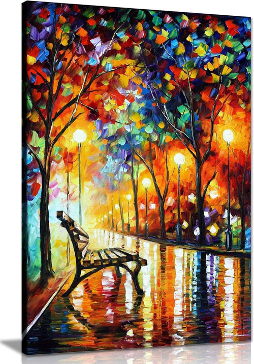 Autumn Park Canvas Wall Art Print Landscape Living Room Home Decor 30x20
