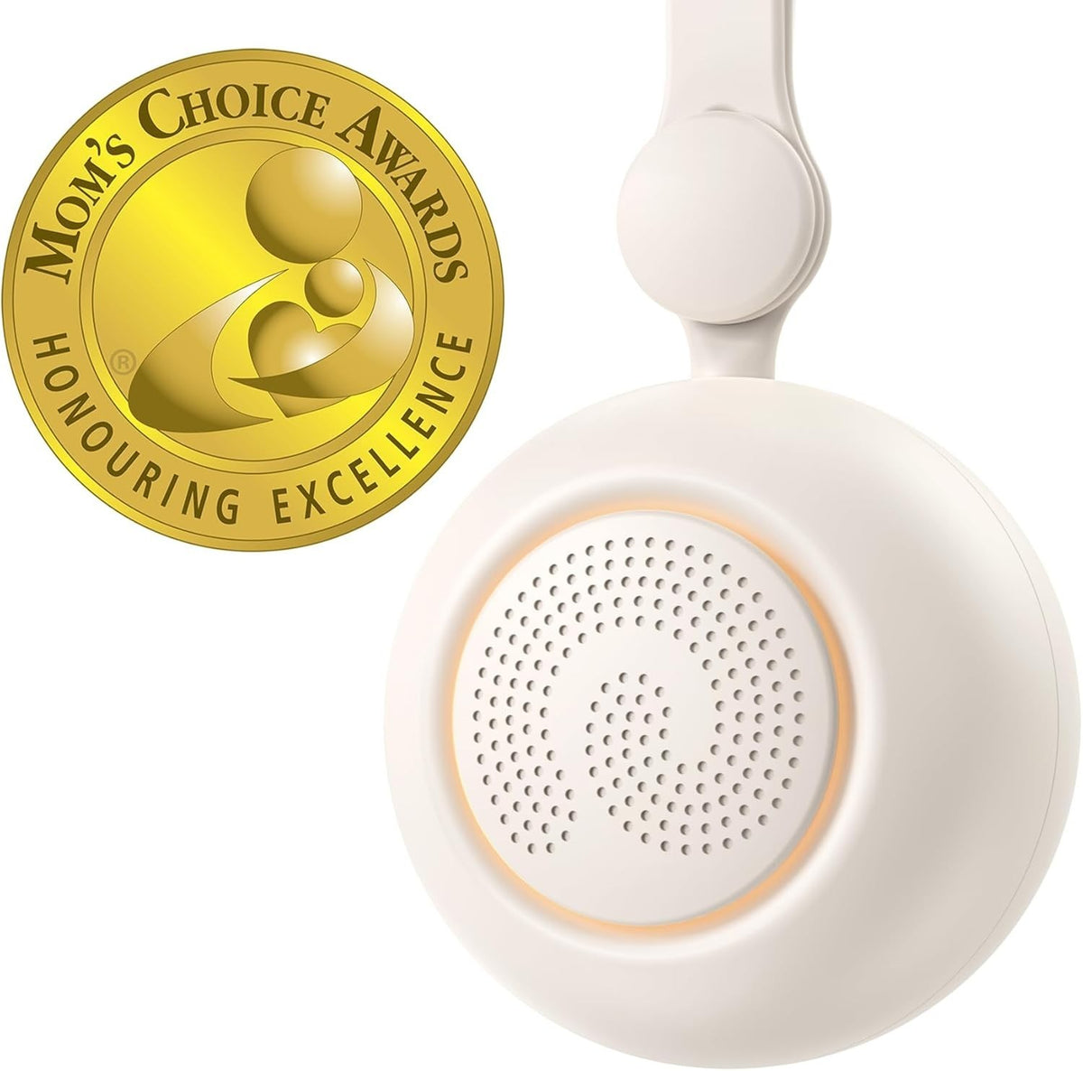Portable Baby White Noise Machine | 19 Soothing Sounds, Night Light, Travel