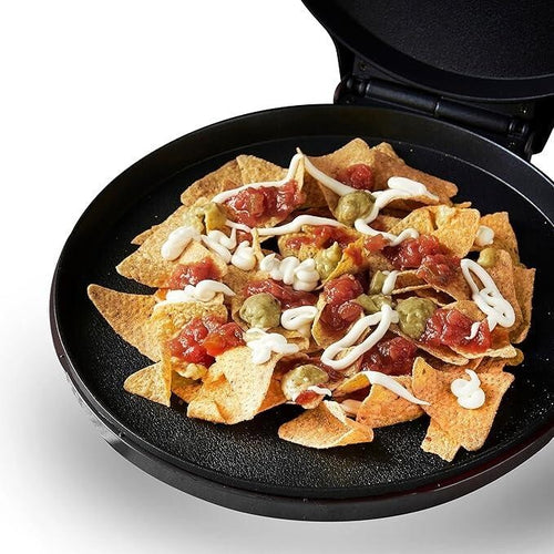 12" Electric Pizza Maker 1450W Non-Stick Crepe Pancake Oven