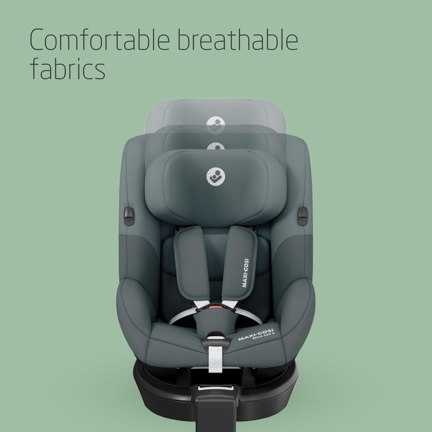 360° Rotating i-Size Car Seat ISOFIX 0–4 Years Impact Protection