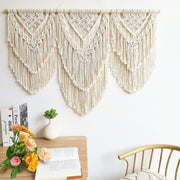 Large Boho Macrame Wall Hanging 110x82cm Bedroom Decor