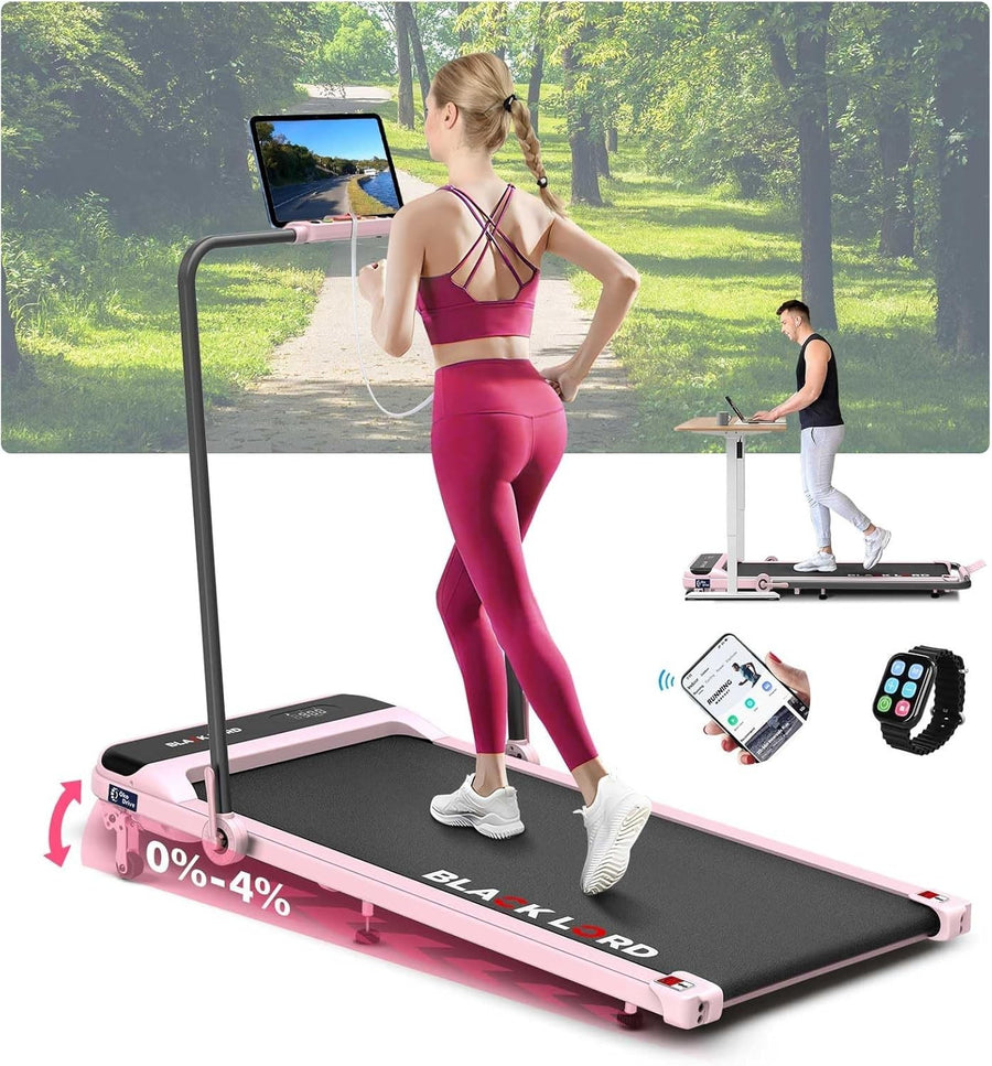 Foldable Treadmill 3.2HP 4% Incline Shock Absorbing Home Gym