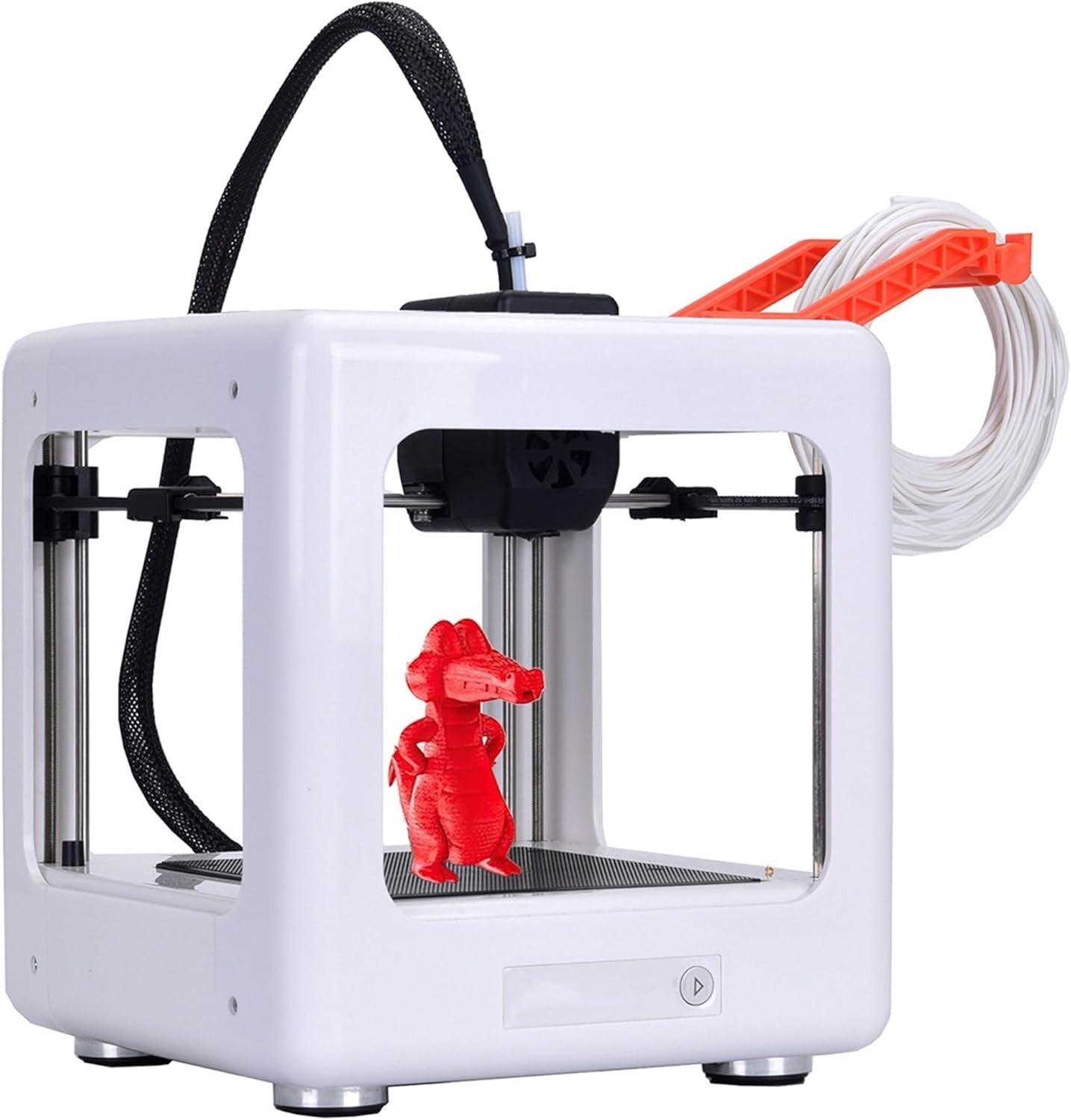Mini Portable 3D Printer 230C Nozzle High Precision Magnetic Bed