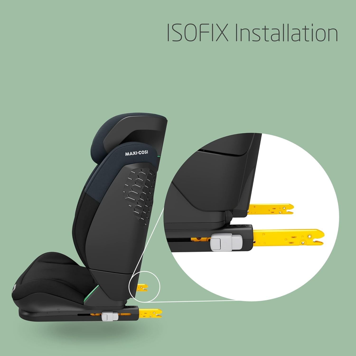 i-Size ISOFIX High Back Booster Seat 100–150cm Adjustable Side Impact