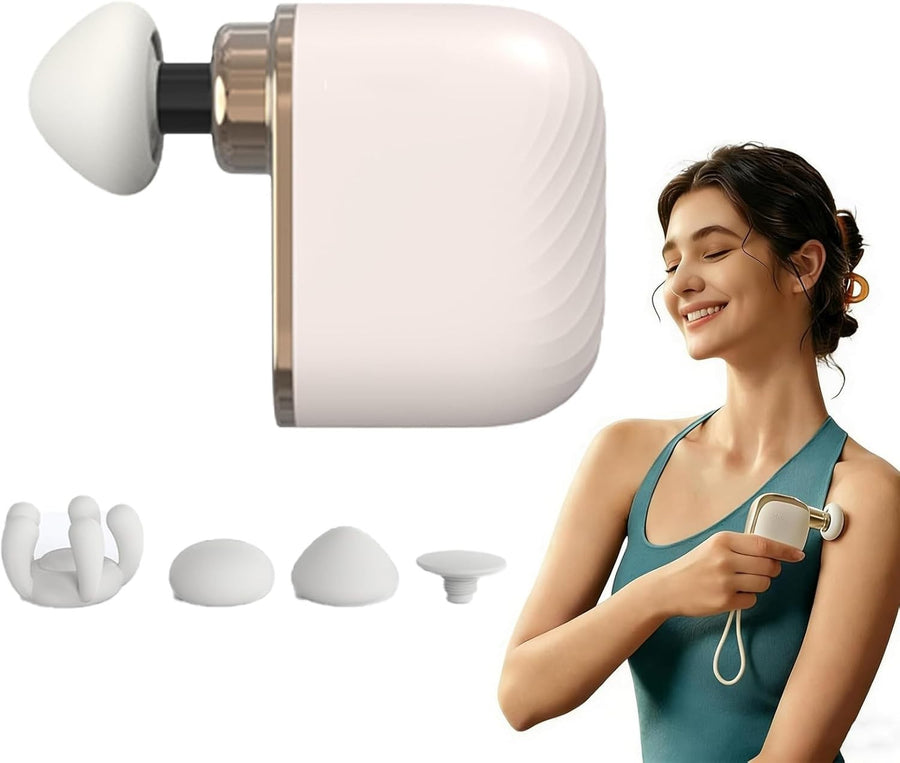 Pocket Massage Gun Mini Deep Tissue Percussion Quiet Portable Travel Muscle Tool