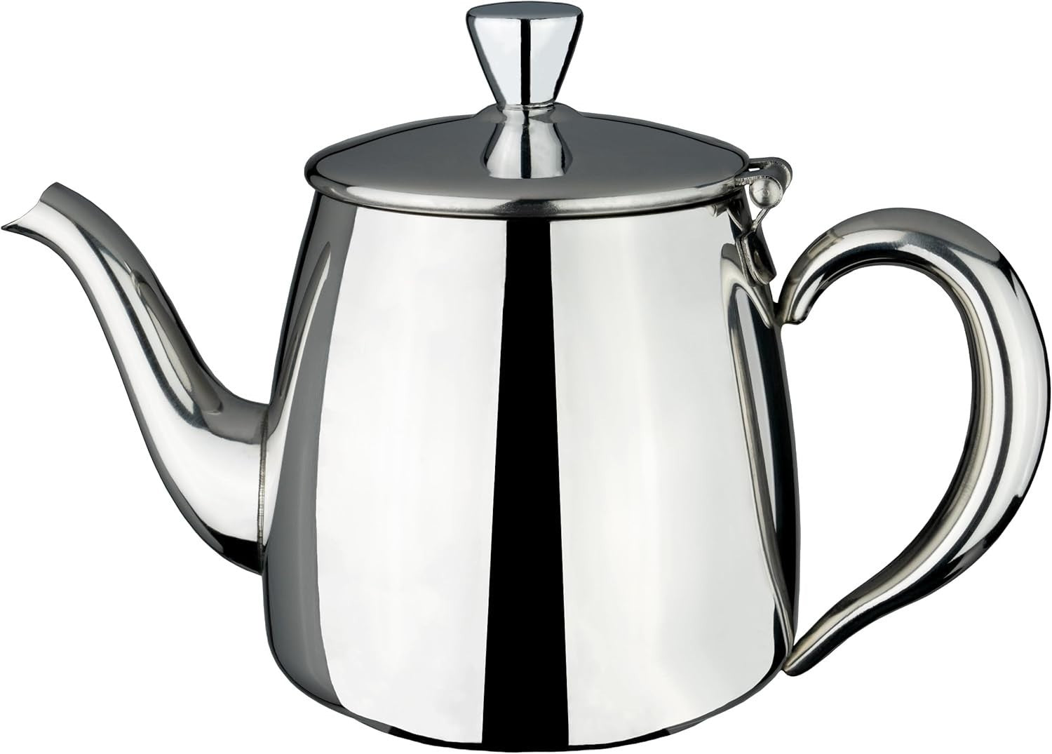 Stainless Steel Teapot 18oz Mirror Polished Tea Pot Cool Touch Handle