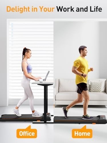 4-in-1 Walking Pad with Incline 2.5HP Under Desk Treadmill w/ Bluetooth & LED