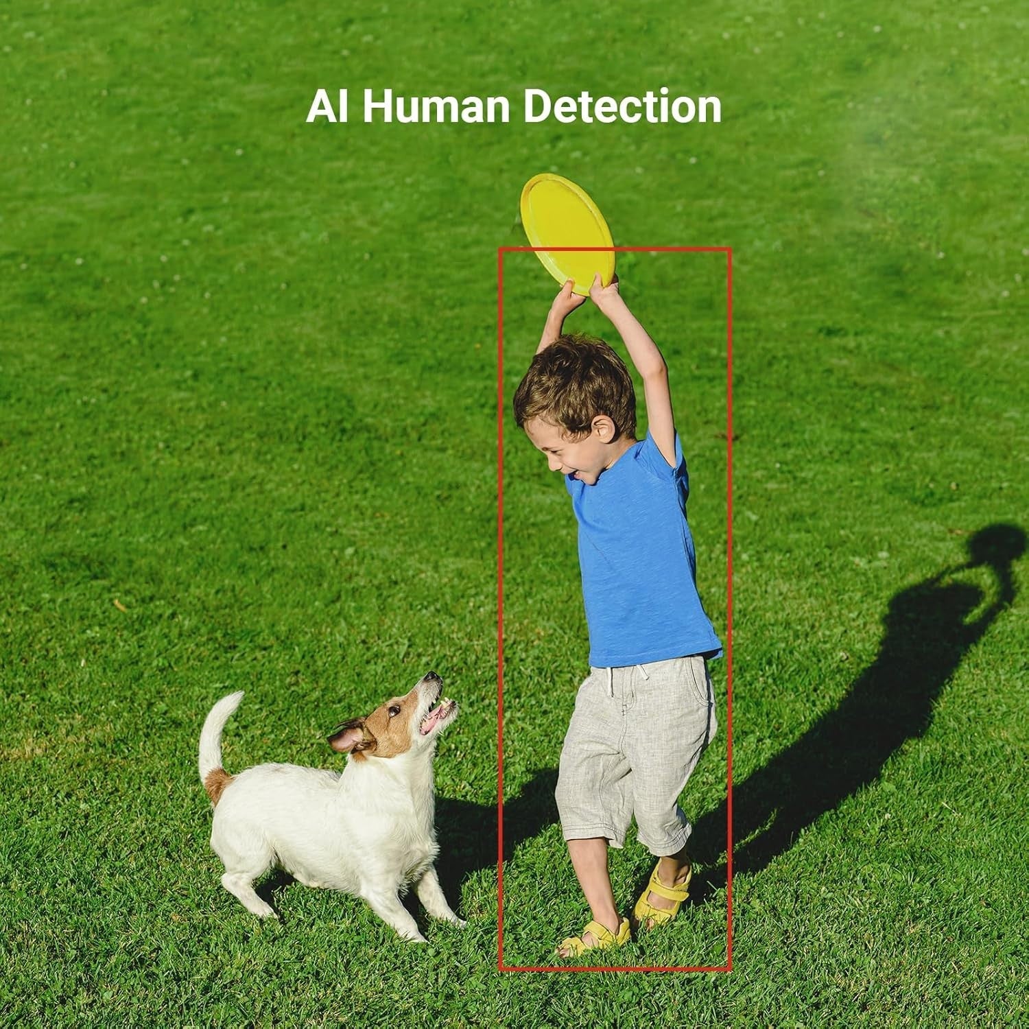 2K Outdoor Security Camera WiFi AI Human Detection Color Night Vision