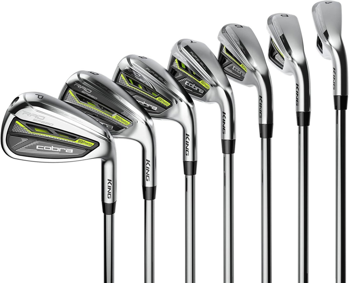 Mens Right Hand Golf Iron Set 5–GW Forgiving Distance Steel Regular