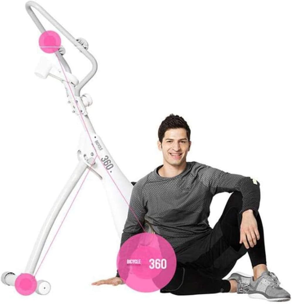 Foldable Magnetic Exercise Bike w/ LCD Monitor, Upright & Recumbent Modes 120kg