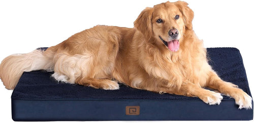 Orthopedic XL Dog Bed 104x68x9cm Washable Cover Non Slip Navy