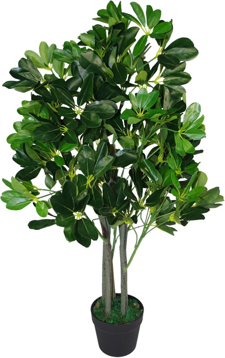 95cm Dark Green Ficus Artificial Tree Realistic Indoor Home Office Decoration