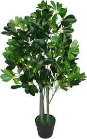 95cm Dark Green Ficus Artificial Tree Realistic Indoor Home Office Decoration