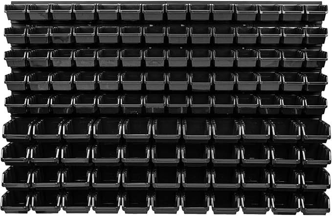 Garage Pegboard Storage Bin Wall Organizer Workshop Tool Rack