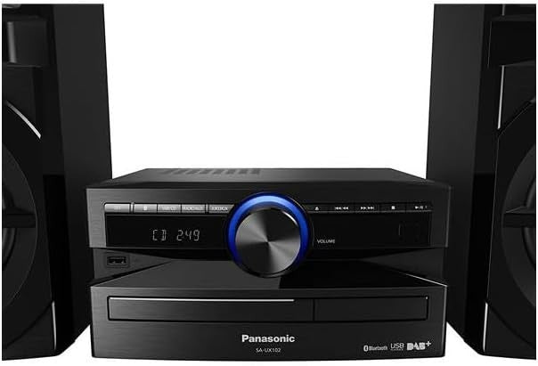 300W Bluetooth Mini Hi-Fi System with Deep Bass, USB & Wireless Audio