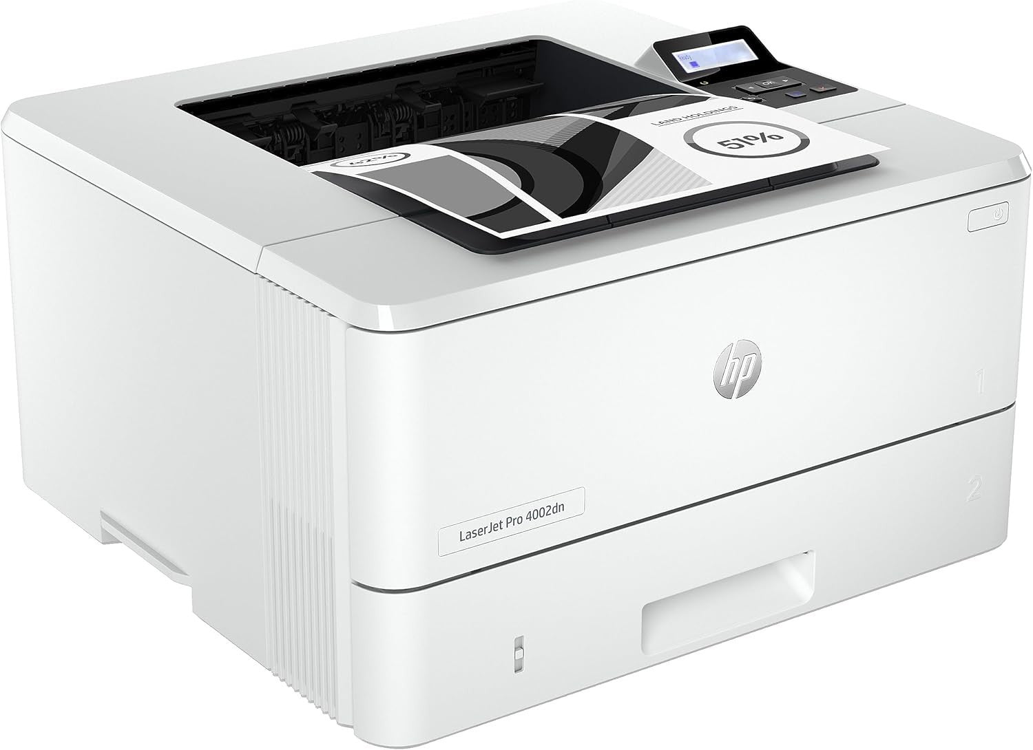 White Mono Laser Printer | Fast 40ppm | Duplex | Ethernet Office Use