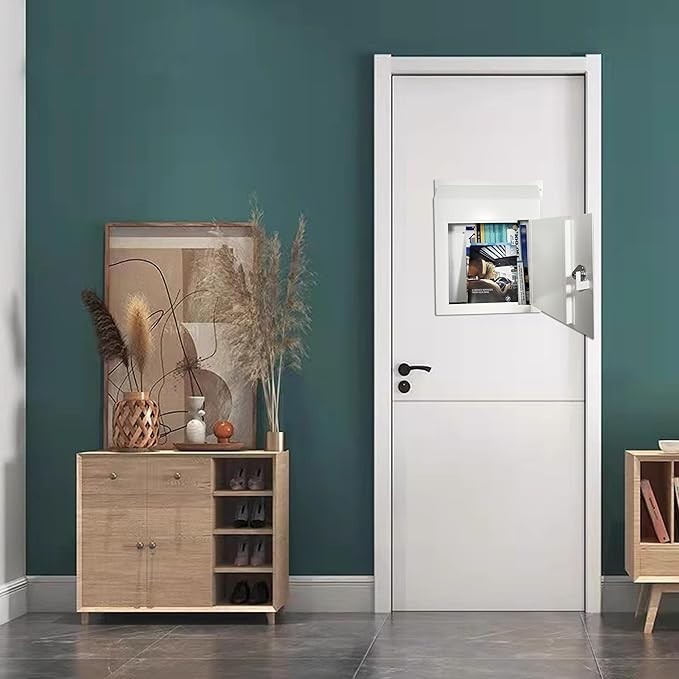 Secure Steel Mail Drop Box Locking Wall Safe | Anti-Theft Deposit Slot | Medium