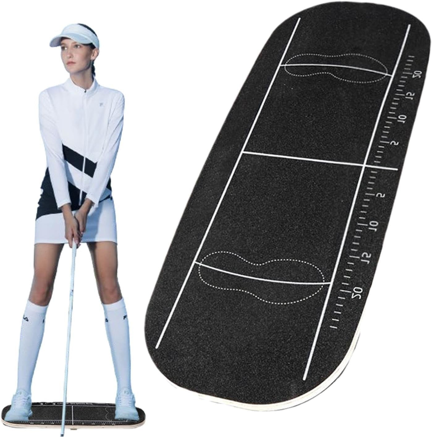 Golf Balance Board Swing Trainer Pressure Weight Shift Platform