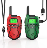 Kids Rechargeable Walkie Talkies 2 Pack Long Range VOX 2 Way Radio