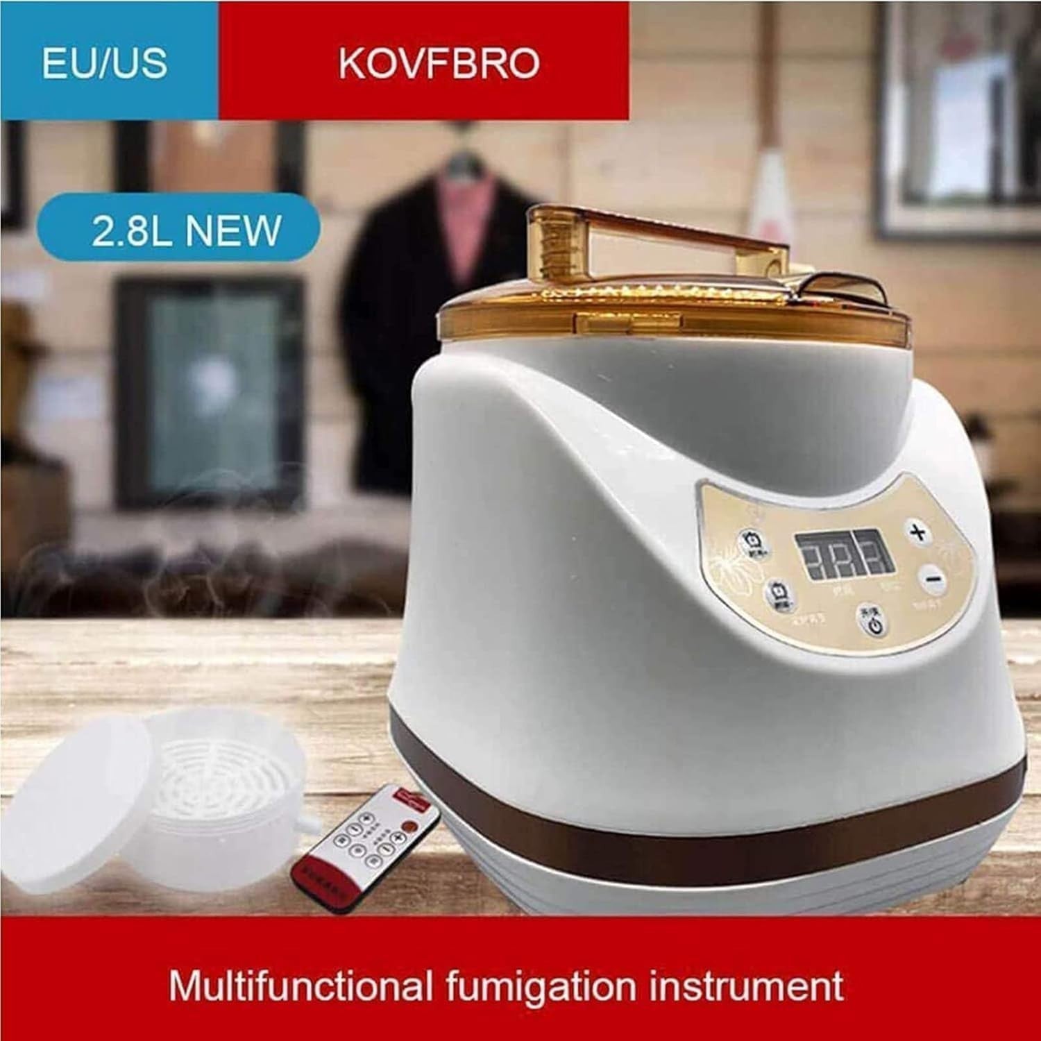 2000W 2L Portable Sauna Steam Generator w/ Remote – Home Spa & Wellness