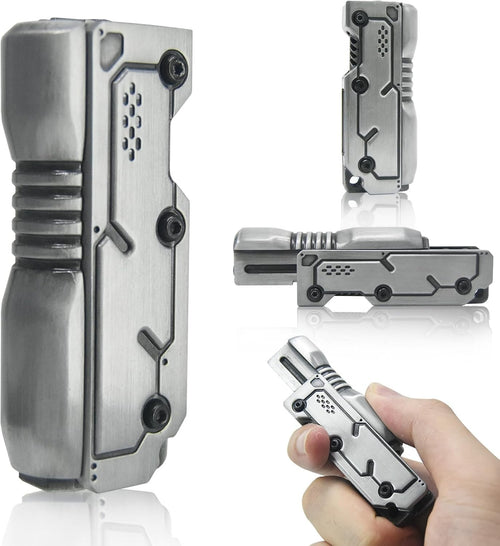Silver Metal Fidget Slider EDC Stress Relief Clicker