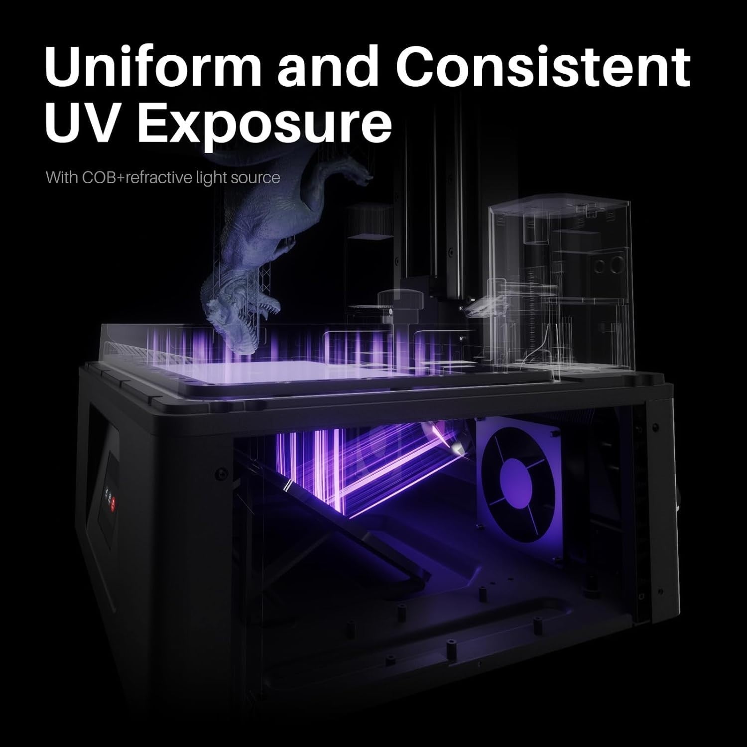 Large Resin 3D Printer 12.8'' 6K Mono LCD Auto Resin Feed MSLA