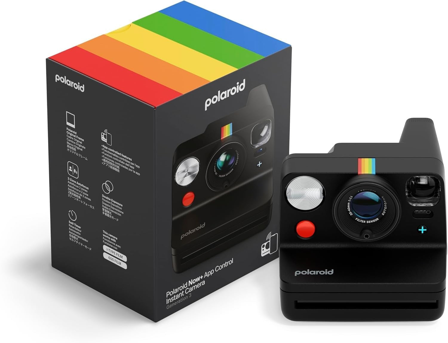 Bluetooth Instant Camera Autofocus USB-C Rechargeable Photo Camera