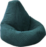 Jumbo Cord Beanbag Chair High Back Lounger – Plush, Gaming-Ready Seat