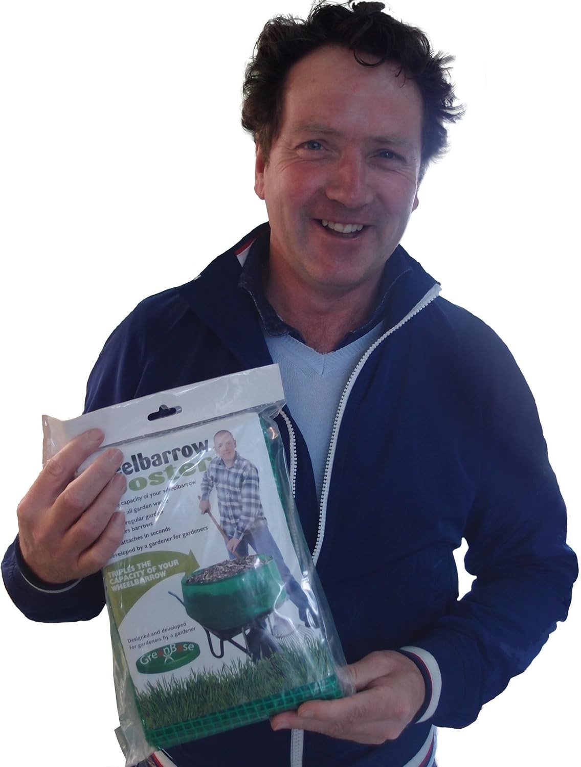 Wheelbarrow Booster Green – Increases Load 300% w/ Quick Fit for All Barrows