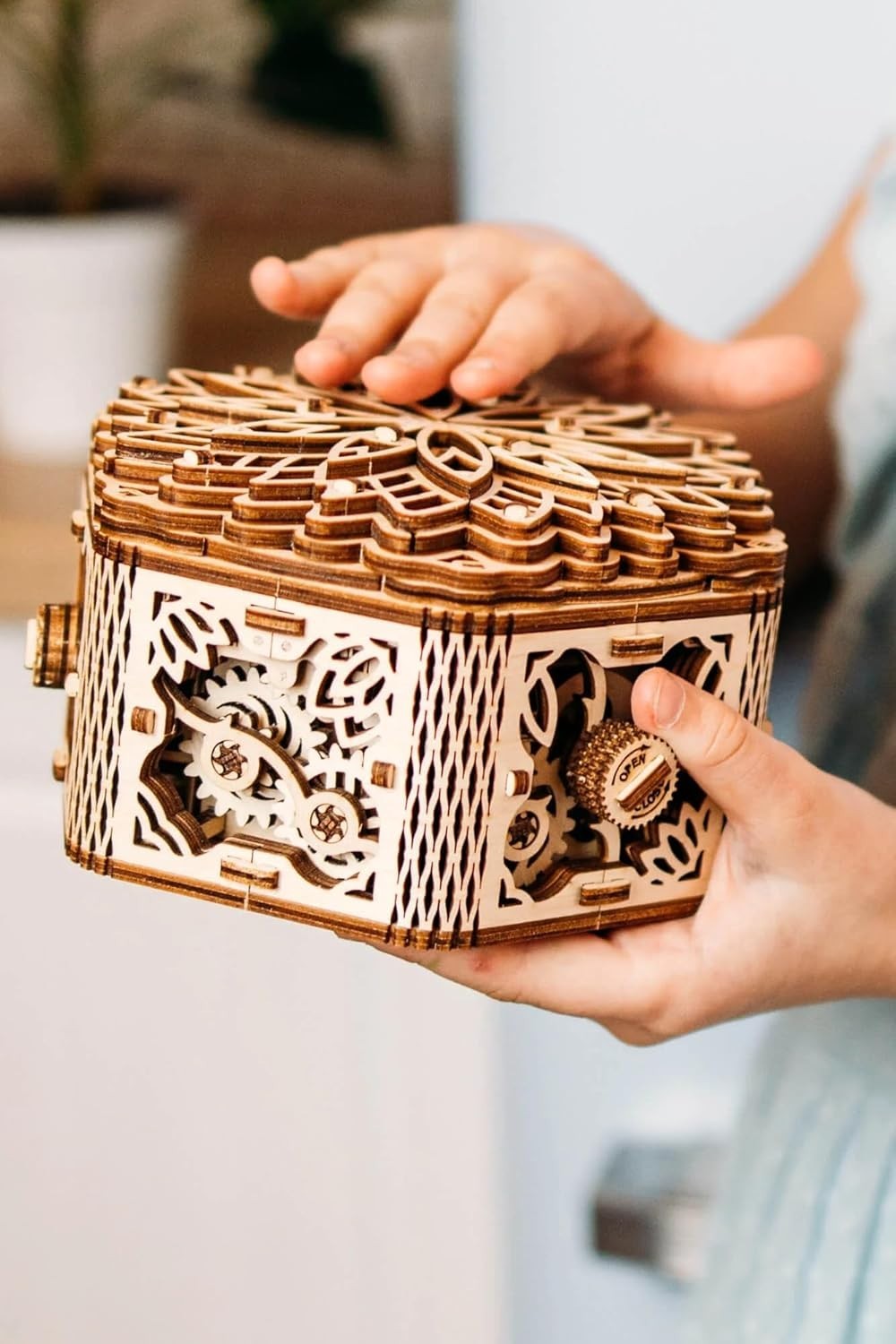 3D Wooden Music Box Kit DIY Puzzle for Adults & Kids - Unique Keepsake Gift