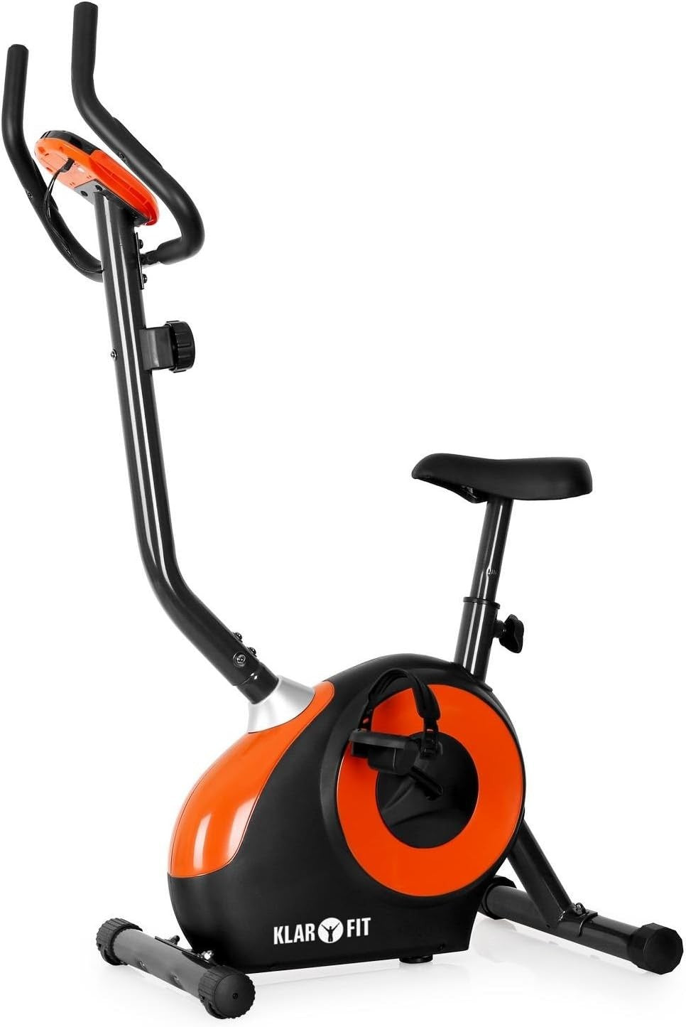 Foldable Magnetic Exercise Bike w/ LCD Monitor, 8 Levels & Pulse Sensors