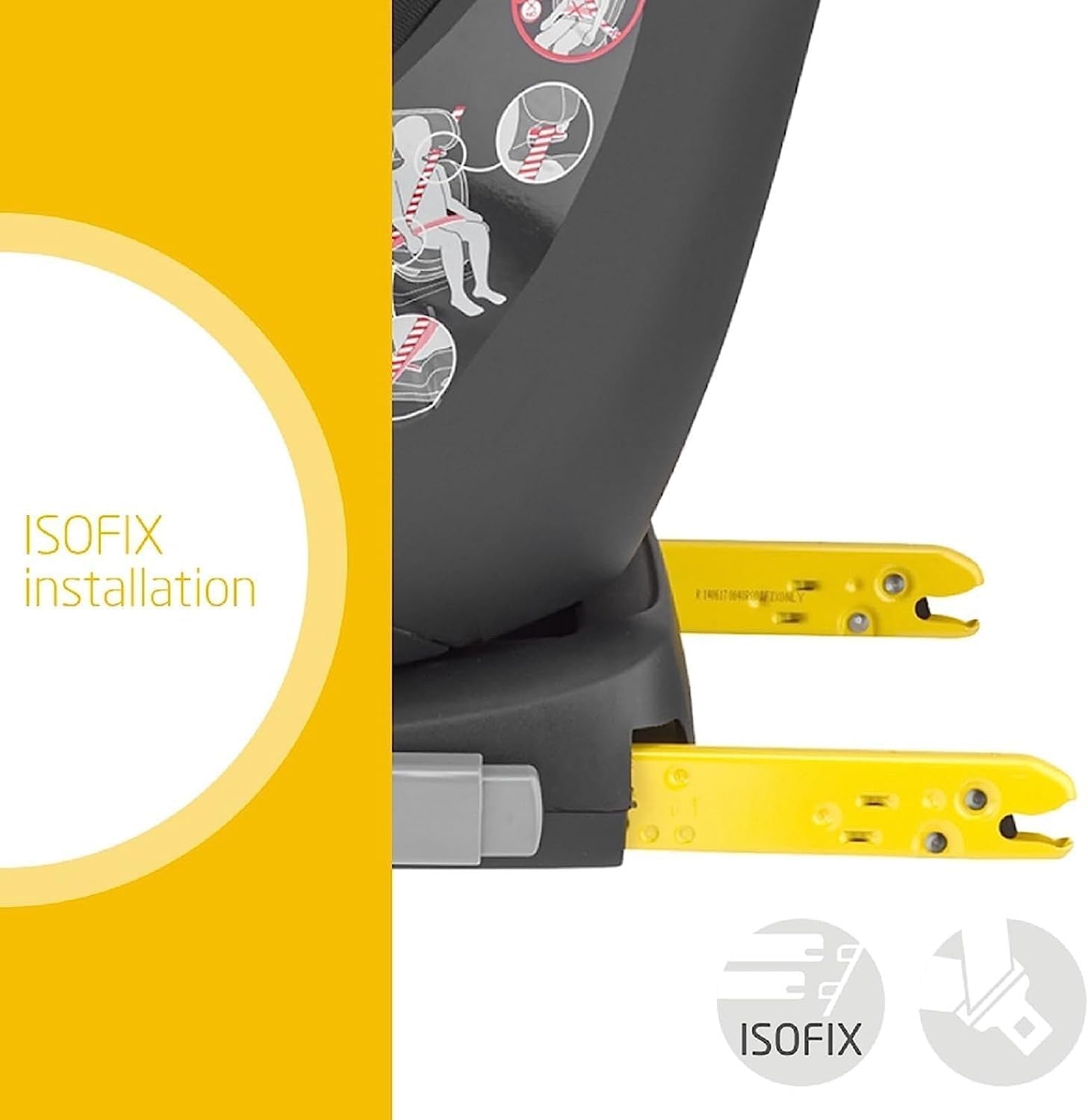 High Back Booster Car Seat ISOFIX 3.5–12 Years Reclining Side Impact Safety