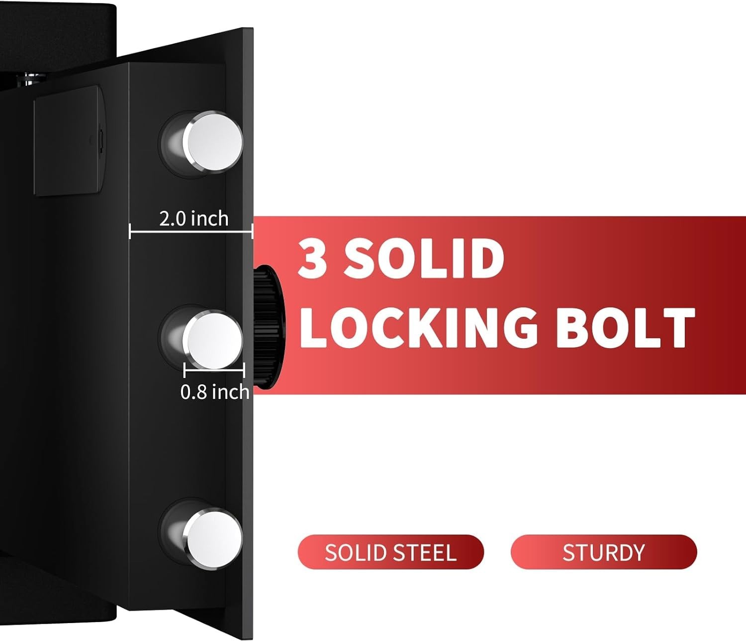 20L Digital Safe Box Electronic Keypad Security Cash Lock Safe