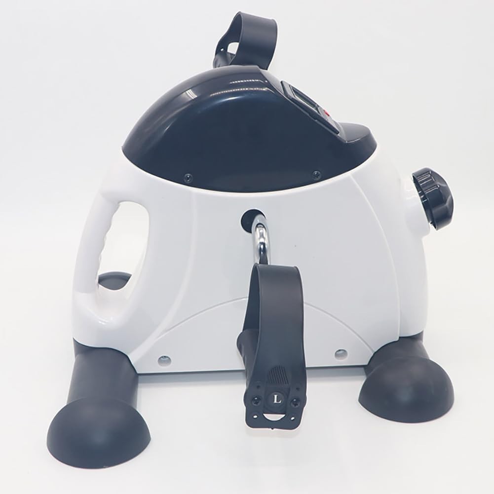 Portable Mini Pedal Exerciser Adjustable Resistance LCD Arm Leg