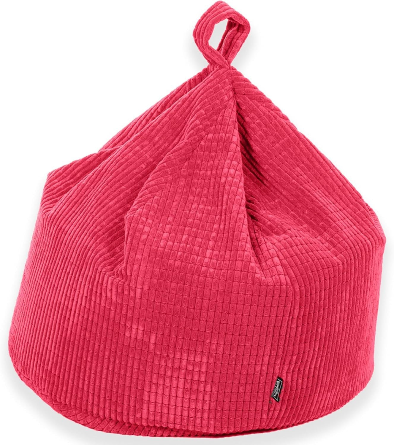 Kids Corduroy Bean Bag Chair Seat – Soft, Durable, Filled – Pink