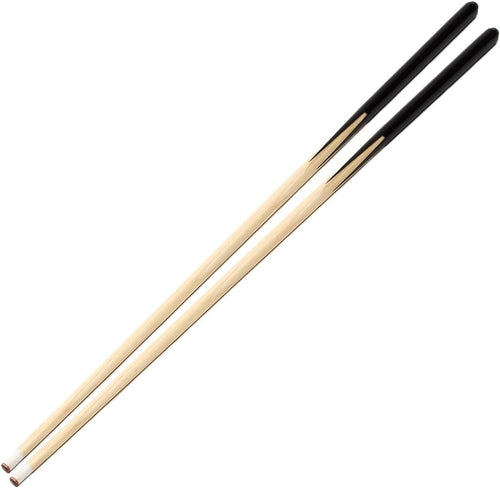 2x 36in Kids Pool Cue Sticks 13mm Tip One Piece Ash Wood
