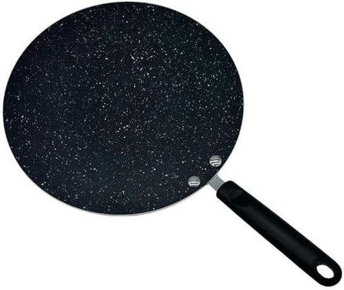 28cm Non-Stick Marble Roti Dosa Tawa Flat Crepe Pancake Pan Heavy Duty