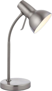 Desk Lamp with USB Charging Port Gooseneck LED Reading Light Bedside