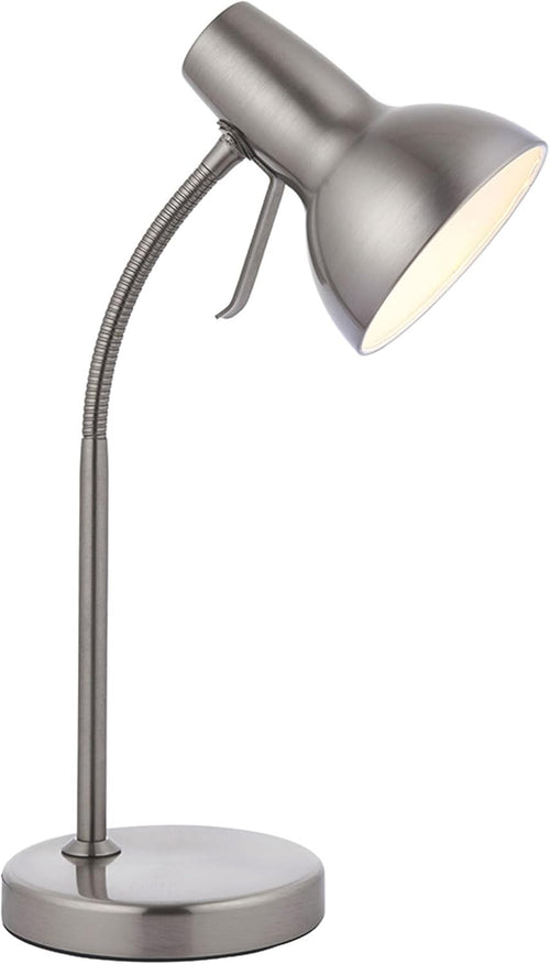 Desk Lamp with USB Charging Port Gooseneck LED Reading Light Bedside