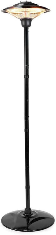 Outdoor Electric Patio Heater 1500W Tower Radiant Heat Safe Tip-Over Protection