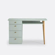 Scandi 4-Drawer Desk 120cm Pine MDF Study Table with Storage Unit