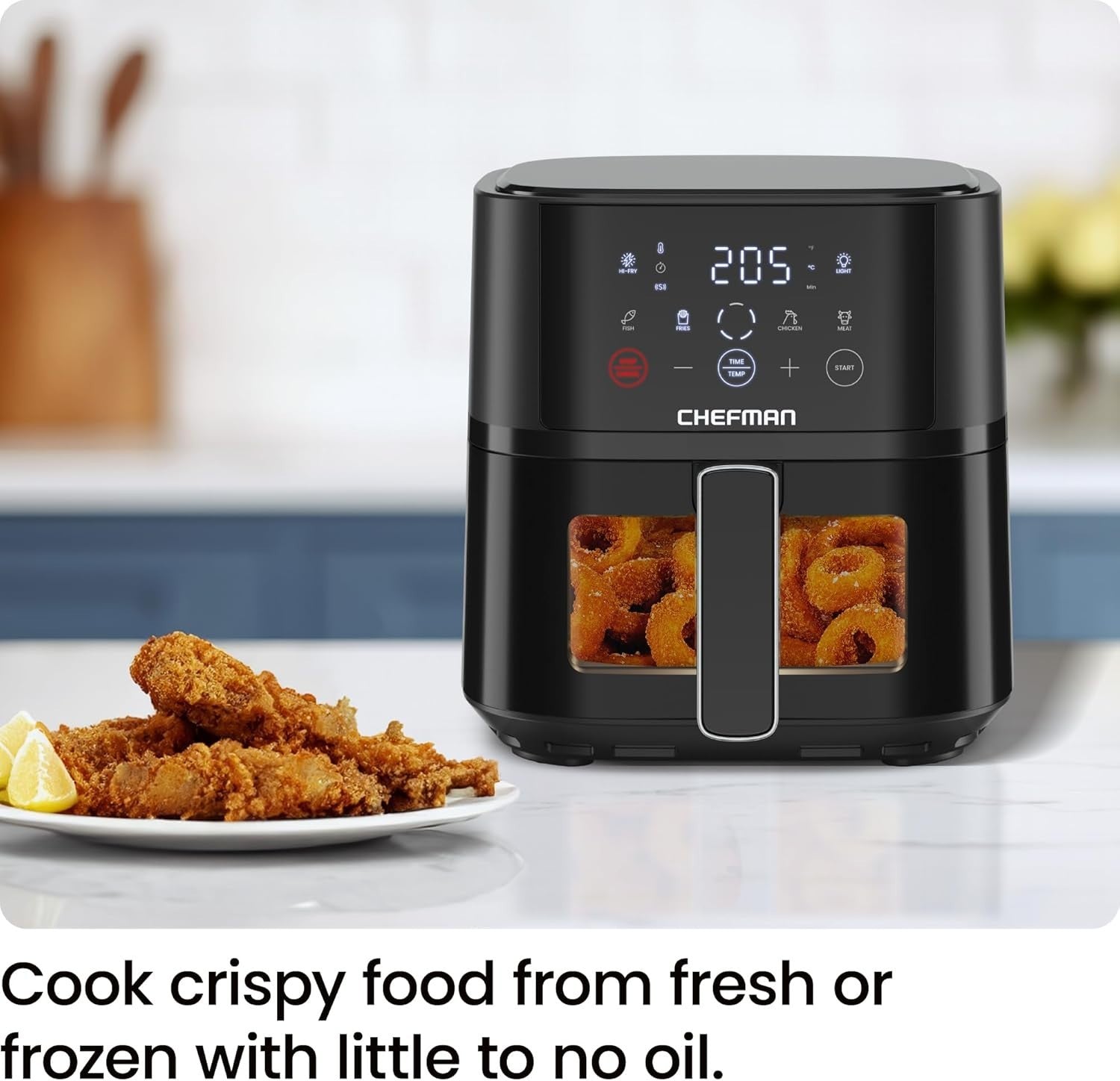 3.75L Compact Digital Air Fryer | Extra Crisp 235°C Hi-Fry | Window | 4 Presets